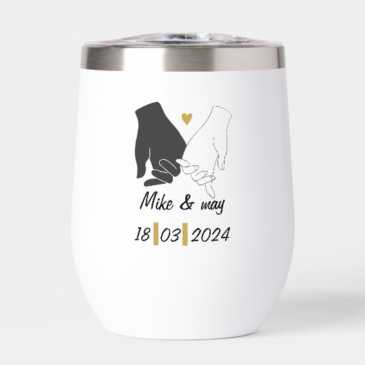 Monograme aus Gold und Schwarz (Vorderseite)