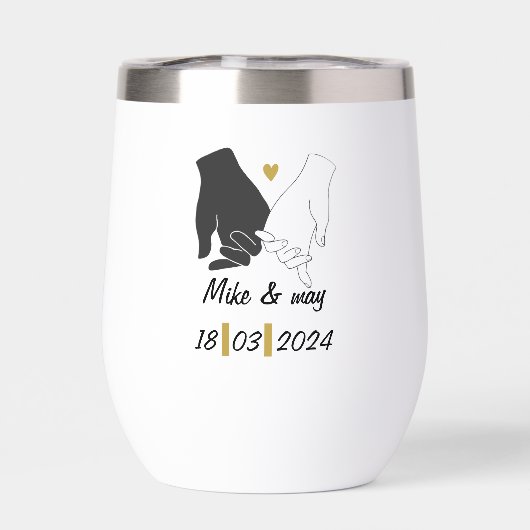 Monograme aus Gold und Schwarz (Rückseite)