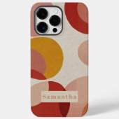 Monograme des Abstrakten Circle Case-Mate iPhone Hülle (Rückseite)