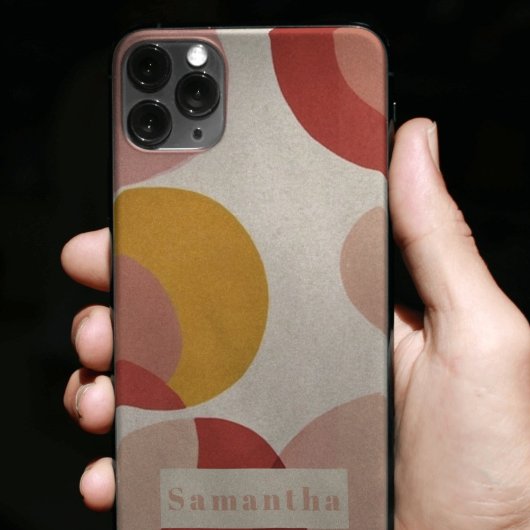 Monograme des Abstrakten Circle Case-Mate iPhone Hülle