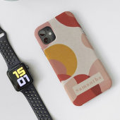 Monograme des Abstrakten Circle Case-Mate iPhone Hülle