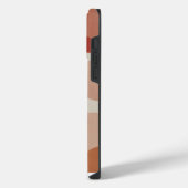 Monograme des Abstrakten Circle iPhone Hülle (Linke Seite)