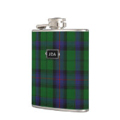 Monogramed Clan-Armstrongtartan-karierte Flasche Flachmann (Links)