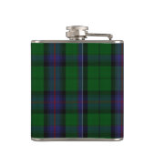 Monogramed Clan-Armstrongtartan-karierte Flasche Flachmann (Rückseite)