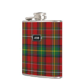 Monogramed Clan Boyd Tartan-karierte Flasche Flachmann (Links)