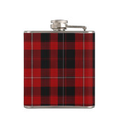 Monogramed Clan Cunningham Tartan-karierte Flasche Flachmann (Rückseite)