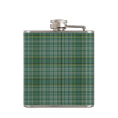 Monogramed Clan Currie Tartan-karierte Flasche Flachmann (Rückseite)
