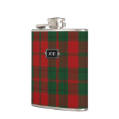Monogramed Clan Drummond Tartan-karierte Flasche Flachmann (Links)