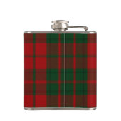 Monogramed Clan Drummond Tartan-karierte Flasche Flachmann (Rückseite)