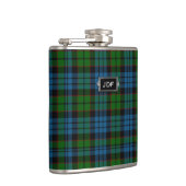 Monogramed Clan Fletcher Tartan-karierte Flasche Flachmann (Rechts)