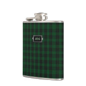 Monogramed Clan-Grahamtartan-karierte Flasche Flachmann (Links)