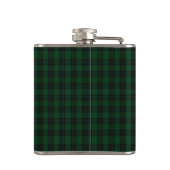 Monogramed Clan-Grahamtartan-karierte Flasche Flachmann (Rückseite)