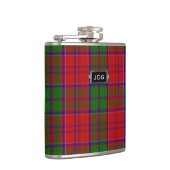 Monogramed Clan-Granttartan-karierte Flasche Flachmann (Rechts)