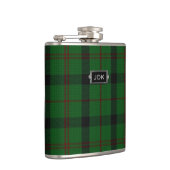 Monogramed Clan Kincaid Tartan-karierte Flasche Flachmann (Rechts)