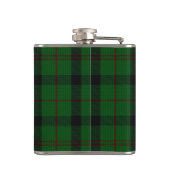 Monogramed Clan Kincaid Tartan-karierte Flasche Flachmann (Rückseite)