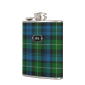 Monogramed Clan Lamont Tartan-karierte Flasche Flachmann (Links)