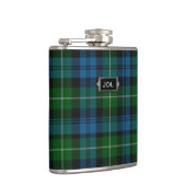 Monogramed Clan Lamont Tartan-karierte Flasche Flachmann (Rechts)