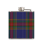 Monogramed Clan MacBeth Tartan Kariert Flask Flachmann (Rückseite)