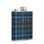 Monogramed Clan MacDonald Tartan-karierte Flasche Flachmann (Rechts)