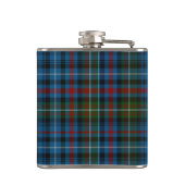 Monogramed Clan MacDonald Tartan-karierte Flasche Flachmann (Rückseite)
