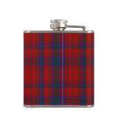 Monogramed Clan MacDougall Tartan Kariert Flask Flachmann (Rückseite)