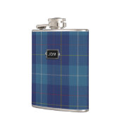 Monogramed Clan MacKerrell Tartan Kariert Flask Flachmann (Links)