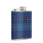 Monogramed Clan MacKerrell Tartan Kariert Flask Flachmann (Rechts)