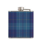 Monogramed Clan MacKerrell Tartan Kariert Flask Flachmann (Rückseite)