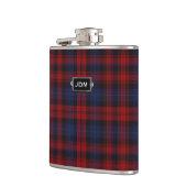 Monogramed Clan MacLachlan Tartan-karierte Flasche Flachmann (Links)