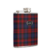 Monogramed Clan MacLachlan Tartan-karierte Flasche Flachmann (Rechts)