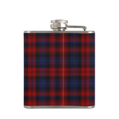 Monogramed Clan MacLachlan Tartan-karierte Flasche Flachmann (Rückseite)