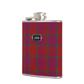 Monogramed Clan MacNab Tartan-karierte Flasche Flachmann (Links)
