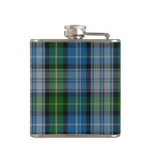Monogramed Clan MacNeil Tartan-karierte Flasche Flachmann (Rückseite)