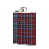Monogramed Clan MacTavish Tartan Kariert Flask Flachmann (Links)