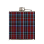 Monogramed Clan MacTavish Tartan Kariert Flask Flachmann (Rückseite)