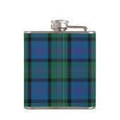 Monogramed Clan MacThomas Tartan Kariert Flask Flachmann (Rückseite)