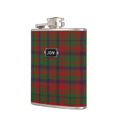 Monogramed Clan Matheson Tartan-karierte Flasche Flachmann (Links)