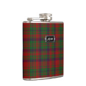 Monogramed Clan Matheson Tartan-karierte Flasche Flachmann (Rechts)