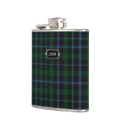 Monogramed Clan-Murraytartan-karierte Flasche Flachmann (Links)