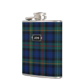 Monogramed Clan-Smithtartan-karierte Flasche Flachmann (Links)