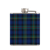Monogramed Clan-Smithtartan-karierte Flasche Flachmann (Rückseite)
