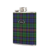 Monogramed ClanAllisontartan-karierte Flasche Flachmann (Links)