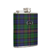Monogramed ClanAllisontartan-karierte Flasche Flachmann (Rechts)