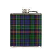 Monogramed ClanAllisontartan-karierte Flasche Flachmann (Rückseite)