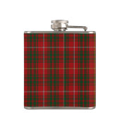 Monogramed ClanBrucetartan-karierte Flasche Flachmann (Rückseite)