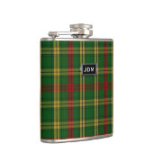 Monogramed ClanMacMillantartan-karierte Flasche Flachmann (Rechts)