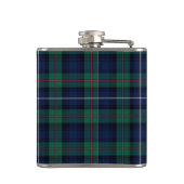 Monogramed ClanRobertsontartan-karierte Flasche Flachmann (Rückseite)