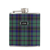 Monogramed ClanStephensontartan-karierte Flasche Flachmann (Vorderseite)