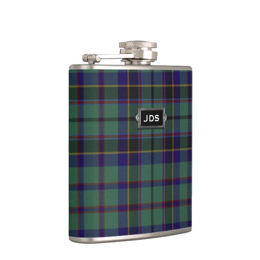 Monogramed ClanStephensontartan-karierte Flasche Flachmann (Rechts)