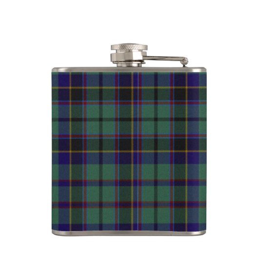 Monogramed ClanStephensontartan-karierte Flasche Flachmann (Rückseite)